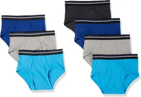 Amazon Essentials Men's Cotton Tag-Free Breathable Briefs Underwear, Multipacks
