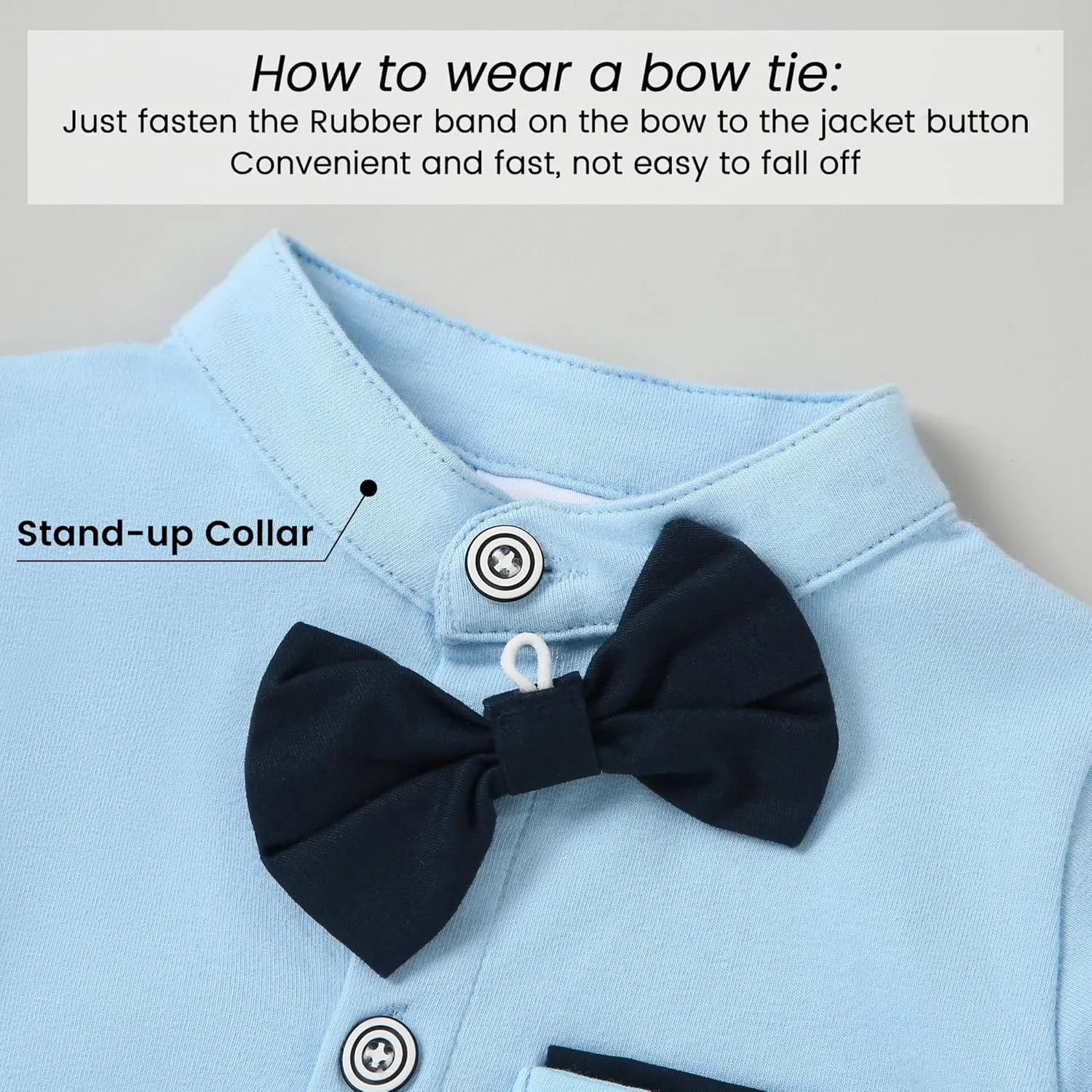 Baby Boy Clothes Suits 0-24M Infant Gentleman Outfit Long Sleeve Dress Shirt Suspender Pants Bowtie Beret Wedding Set