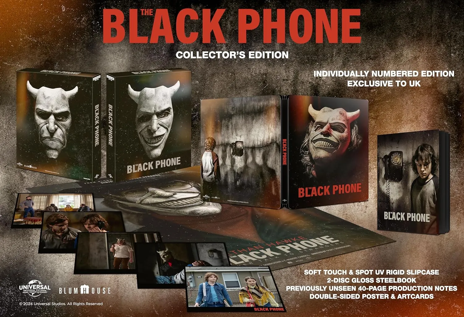 Black Phone [Limited [4K Ultra HD] [2021] [Region Free]
