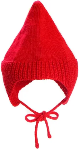 Children-Hat Knitted Beanie Fashion - Girls Boys Knitted Beanie Sharp Pointed Warm Cap fit for 0-3 Years