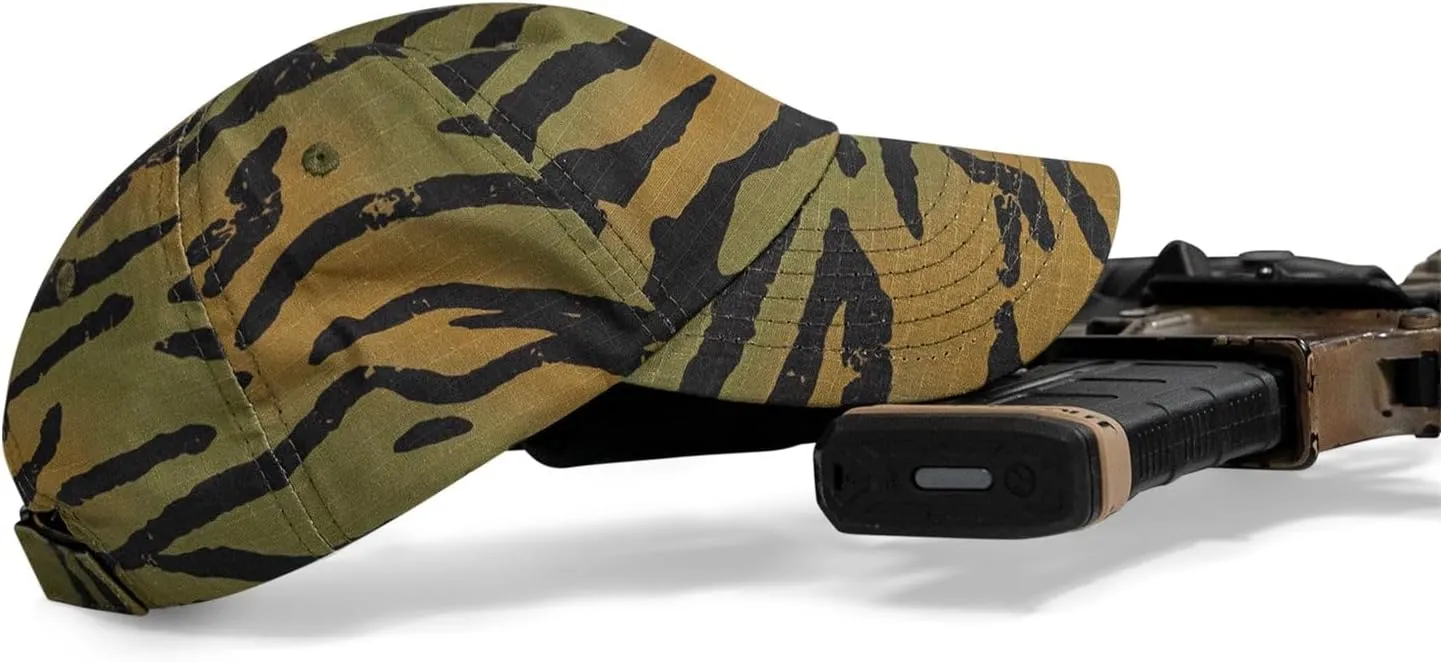 Combat Iron Ripstop Low Profile Military Operator Flex Hat | Soft Free Flow Mesh Backing | Flexible Hook & Loop Closure