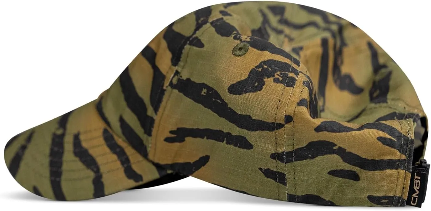 Combat Iron Ripstop Low Profile Military Operator Flex Hat | Soft Free Flow Mesh Backing | Flexible Hook & Loop Closure