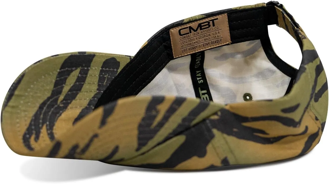 Combat Iron Ripstop Low Profile Military Operator Flex Hat | Soft Free Flow Mesh Backing | Flexible Hook & Loop Closure
