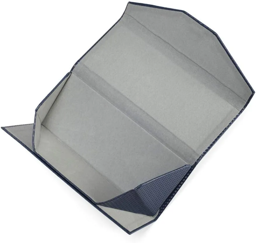 Cute Cartoon Eyeglass Case Triangle Foldable Magnet Closure Sunglasses Case Holder and Matching Eyeglass Cloth