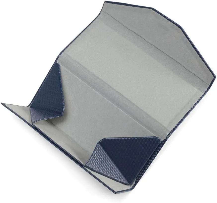 Cute Cartoon Eyeglass Case Triangle Foldable Magnet Closure Sunglasses Case Holder and Matching Eyeglass Cloth