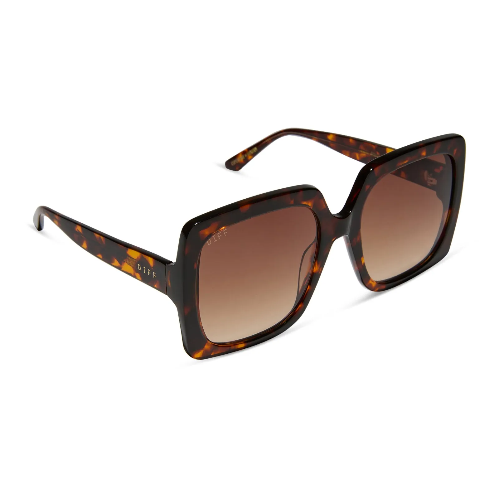 EMILY IN PARIS - SYLVIE   EDITORIAL TORTOISE   BROWN GRADIENT SUNGLASSES