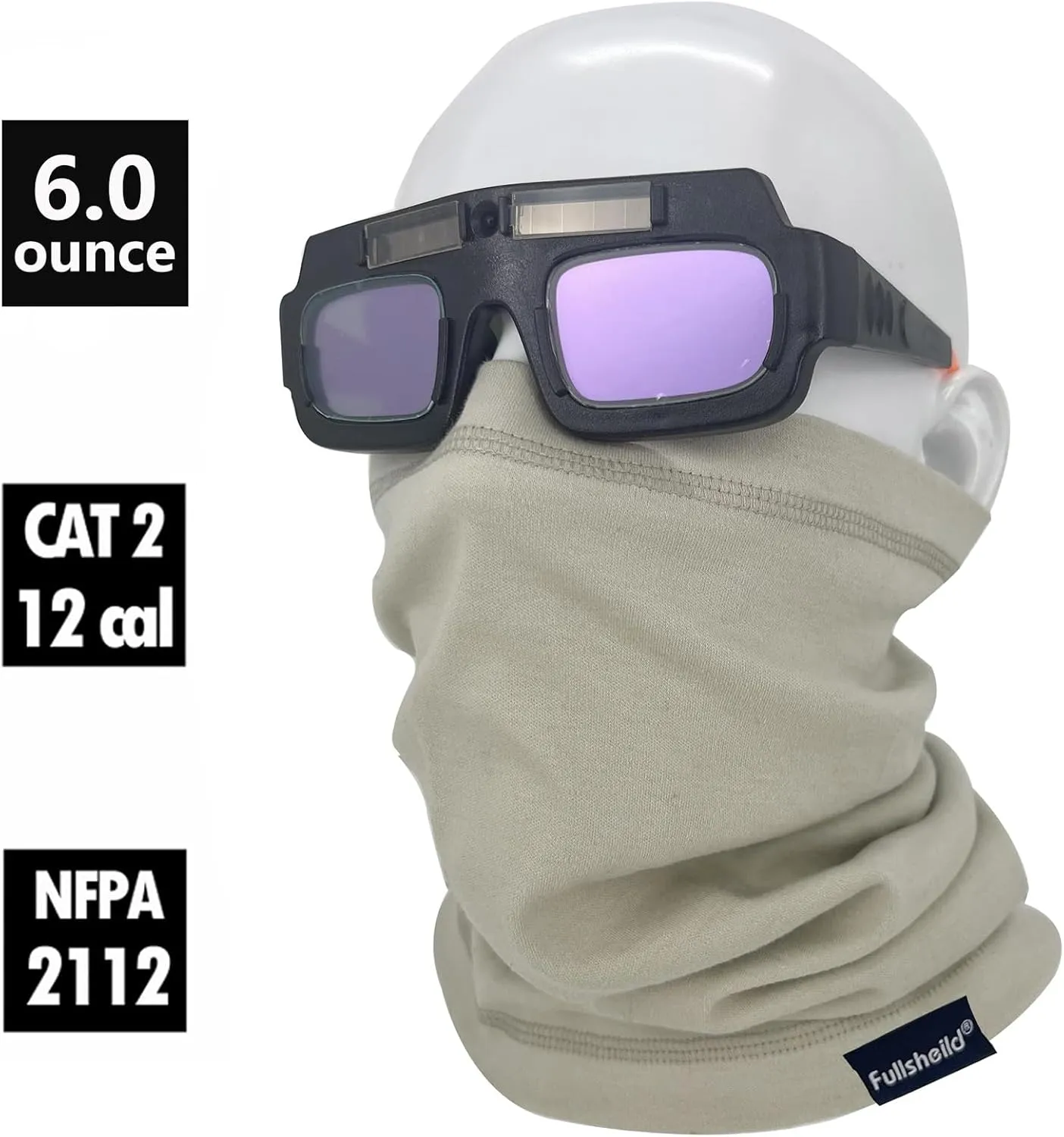 Fullsheild FR Flame Resistant Face Mask Full Cover Neck Gaiter Snood for Welding Hunting Army Military Working