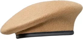 Gajaous British Military Berets with Leather Sweatband, Adjustbale Army Wool Beret for Men & Women