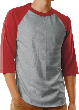 Hat and Beyond Mens Baseball Raglan T Shirts 3/4 Sleeves Casual Cotton S-3xl Jersey 1KSA0001