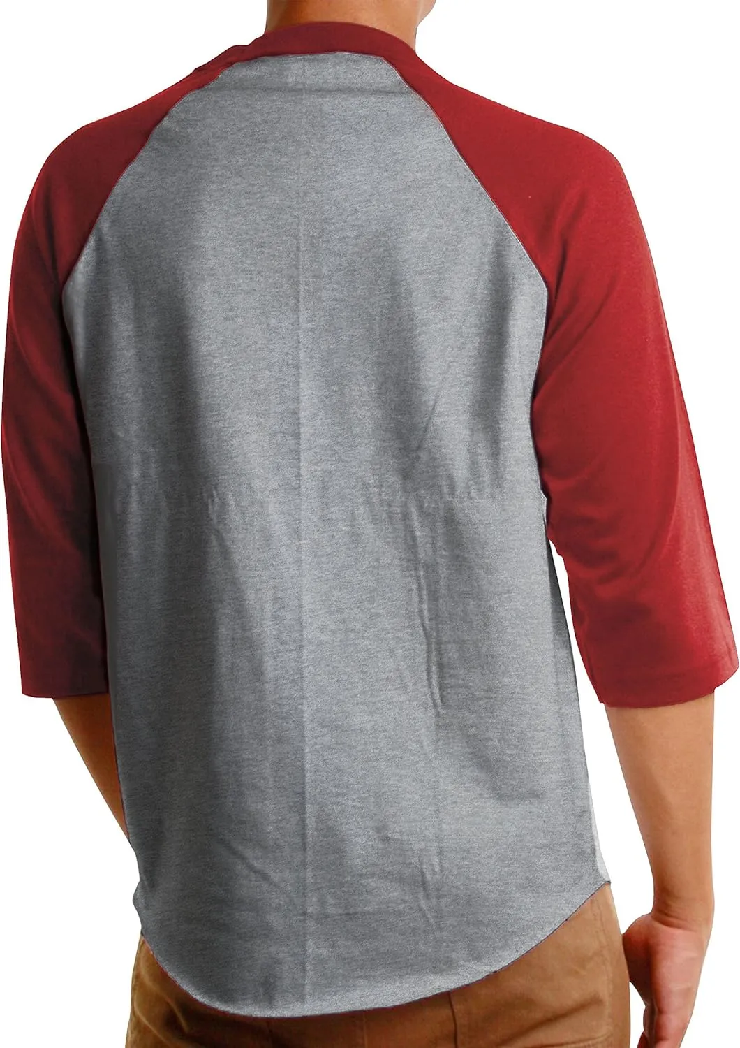 Hat and Beyond Mens Baseball Raglan T Shirts 3/4 Sleeves Casual Cotton S-3xl Jersey 1KSA0001