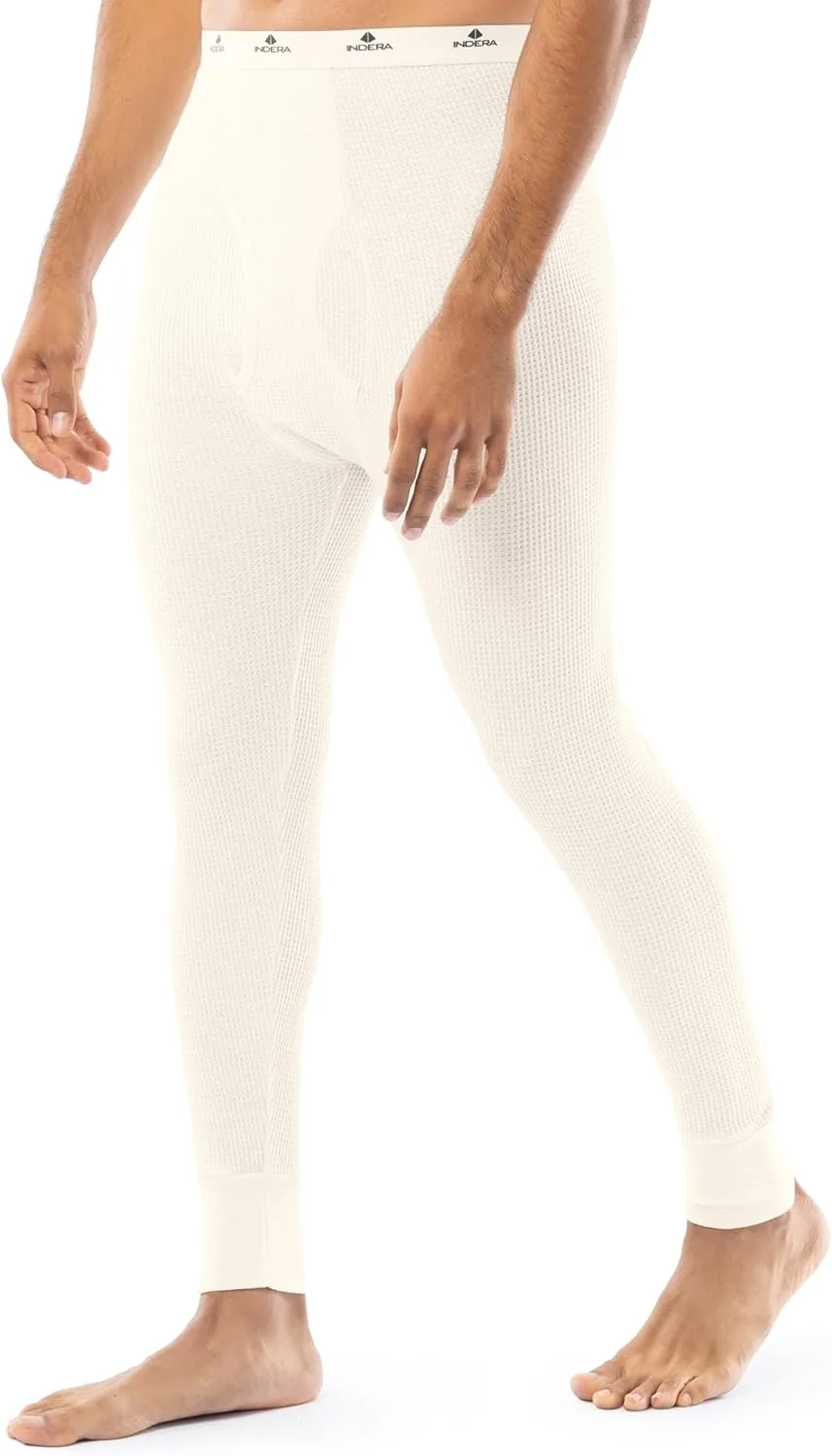 Indera Men's Traditional Waffle Thermal Long Johns Underwear