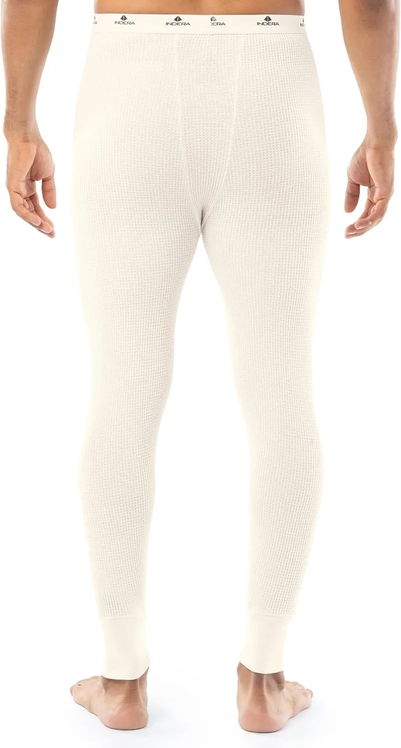 Indera Men's Traditional Waffle Thermal Long Johns Underwear