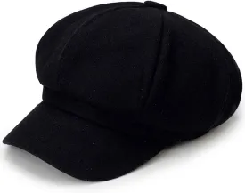 Magik Artist Vintage Newsboy Cabbie Peaked Beret Cap Warm Baker Boy Visor Hat Flat Cap