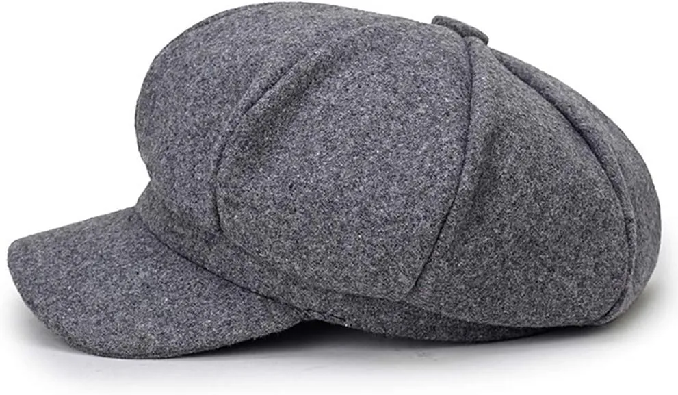 Magik Artist Vintage Newsboy Cabbie Peaked Beret Cap Warm Baker Boy Visor Hat Flat Cap