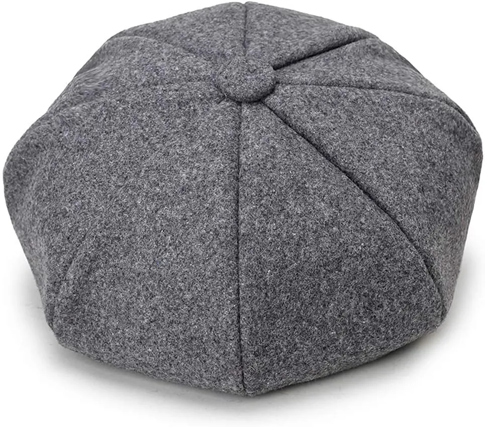 Magik Artist Vintage Newsboy Cabbie Peaked Beret Cap Warm Baker Boy Visor Hat Flat Cap