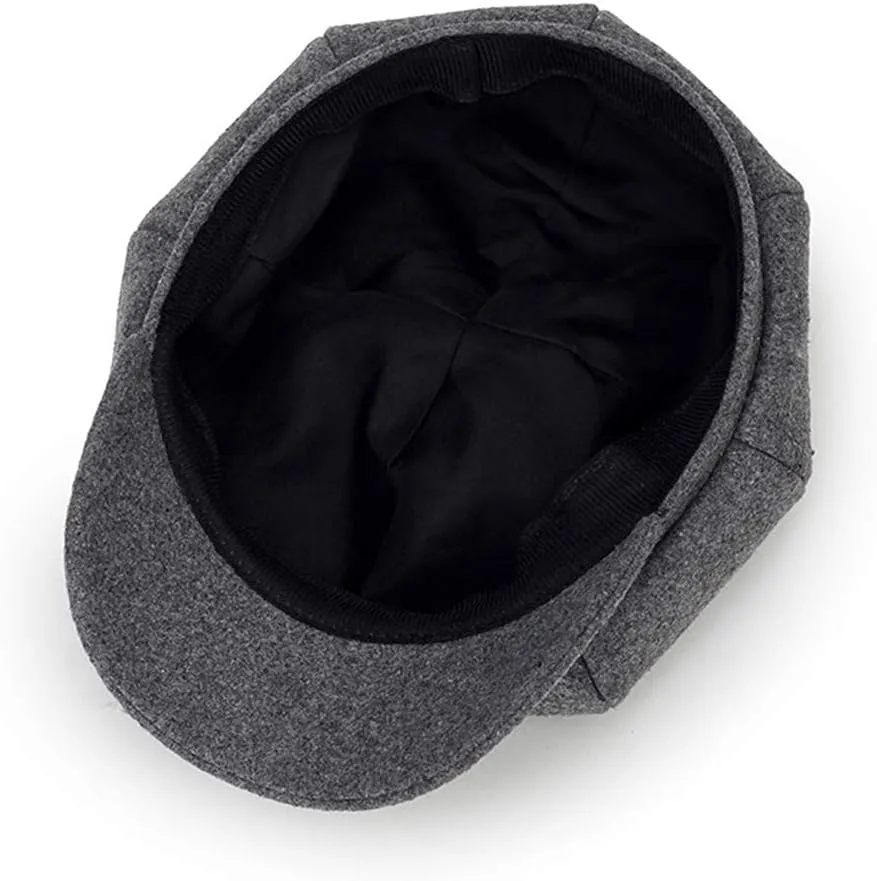 Magik Artist Vintage Newsboy Cabbie Peaked Beret Cap Warm Baker Boy Visor Hat Flat Cap