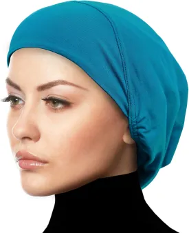 Middle Eastern Mall Women's Snood Cap Cotton Beanie Hair Wrap Chemo Undercap Easy Bonnet Hat