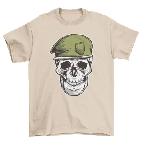 Military skull t-shirt