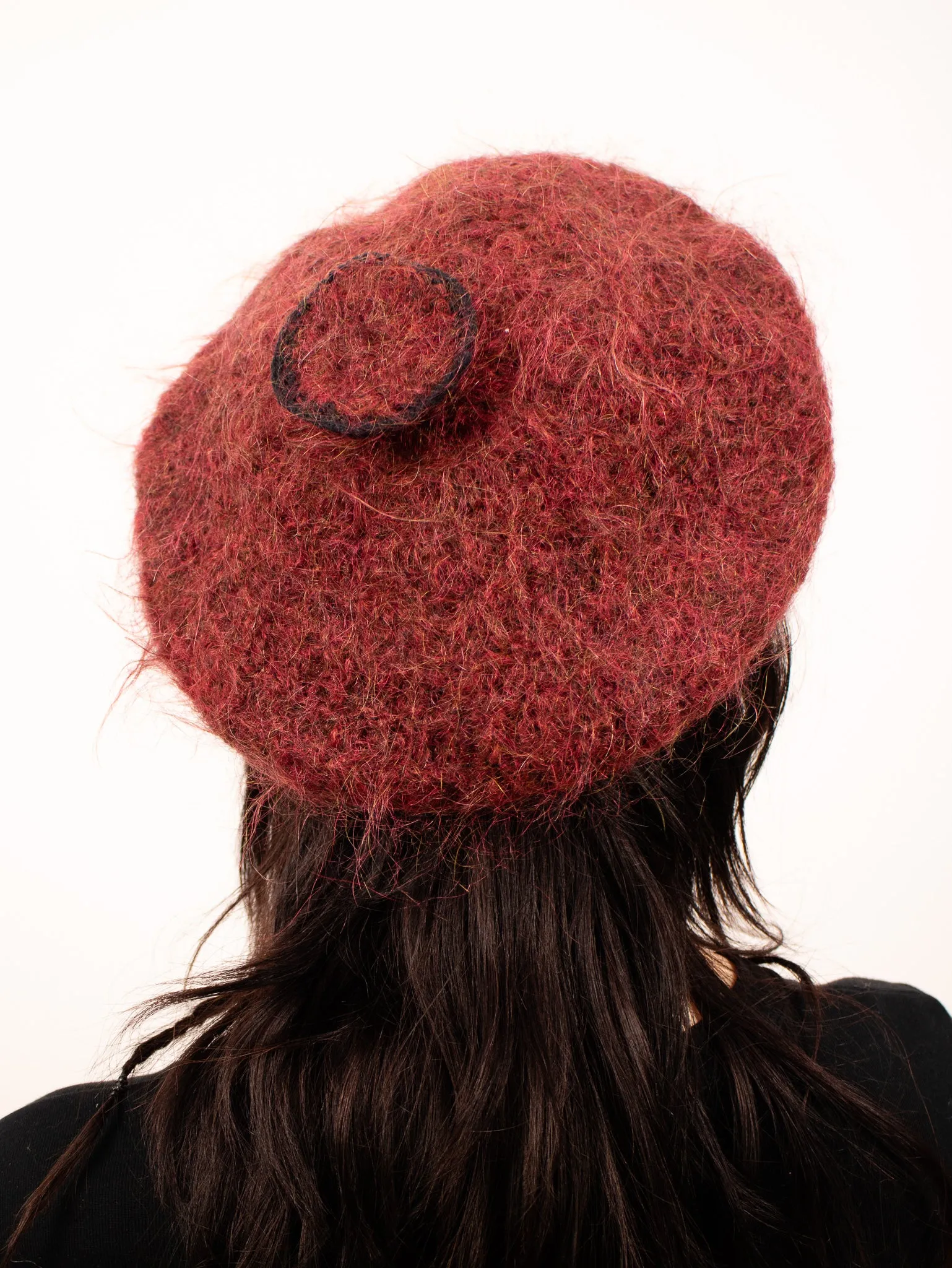 Mohair tam beret