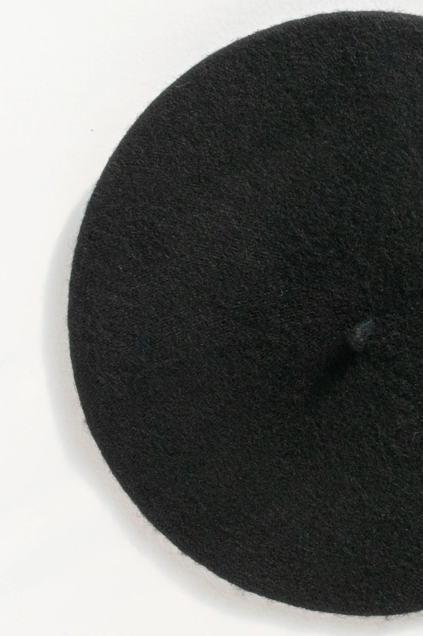 Parisian Knit Beret - Black
