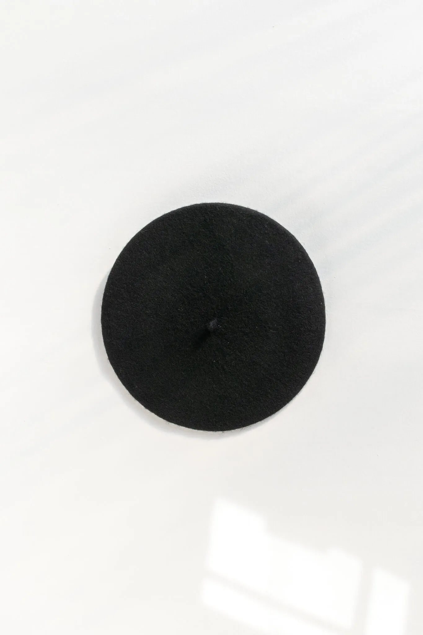 Parisian Knit Beret - Black