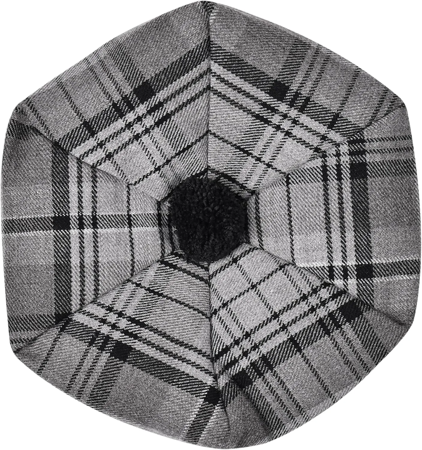 Scottish Hat Tam o Shanter Scottish Bonnet Tartan hat Acrylic Wool with Pompom