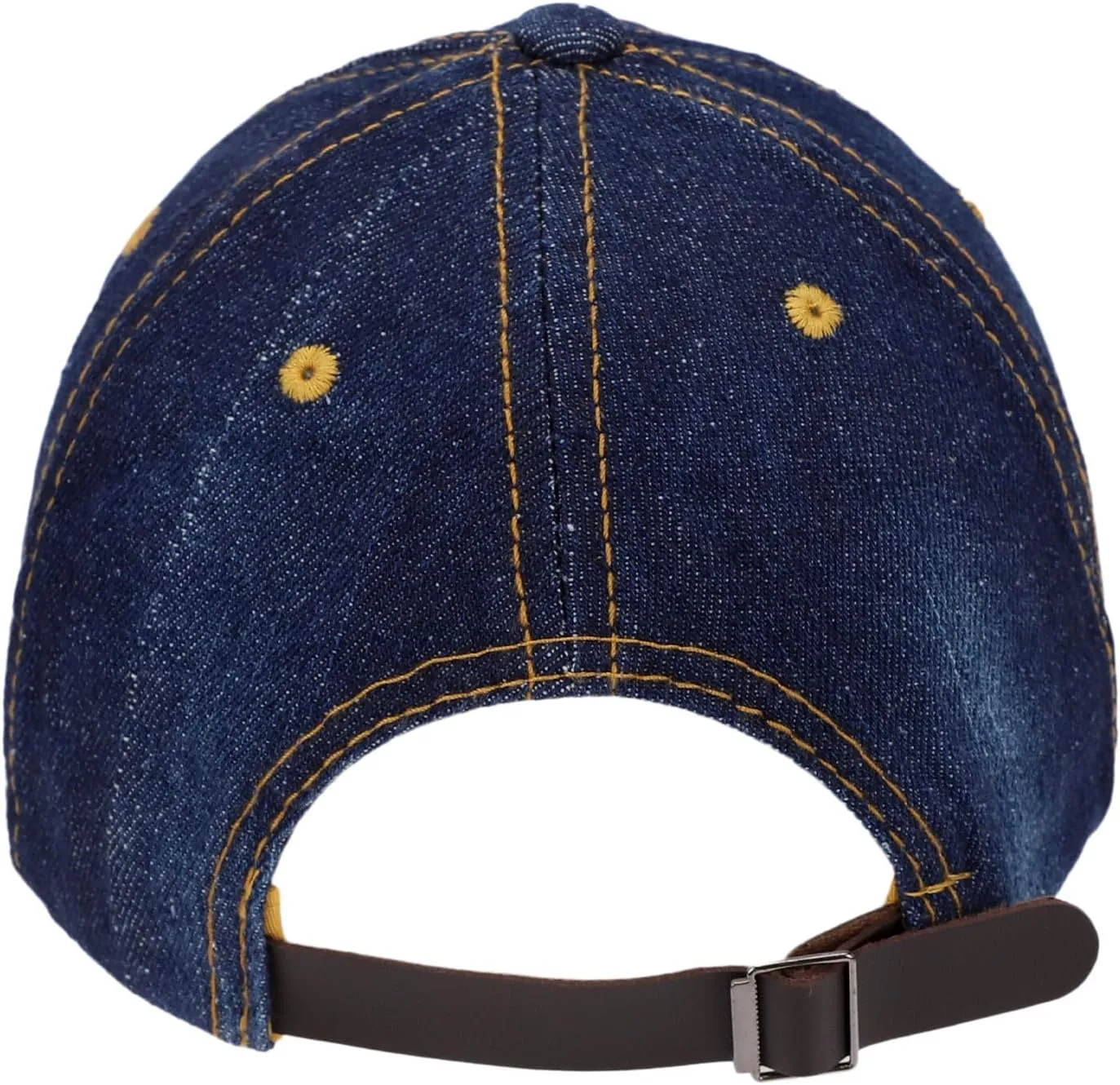 Song Qing Jean Snapback Hat Women Men Bling Cross Rhinestones Denim Baseball Cap