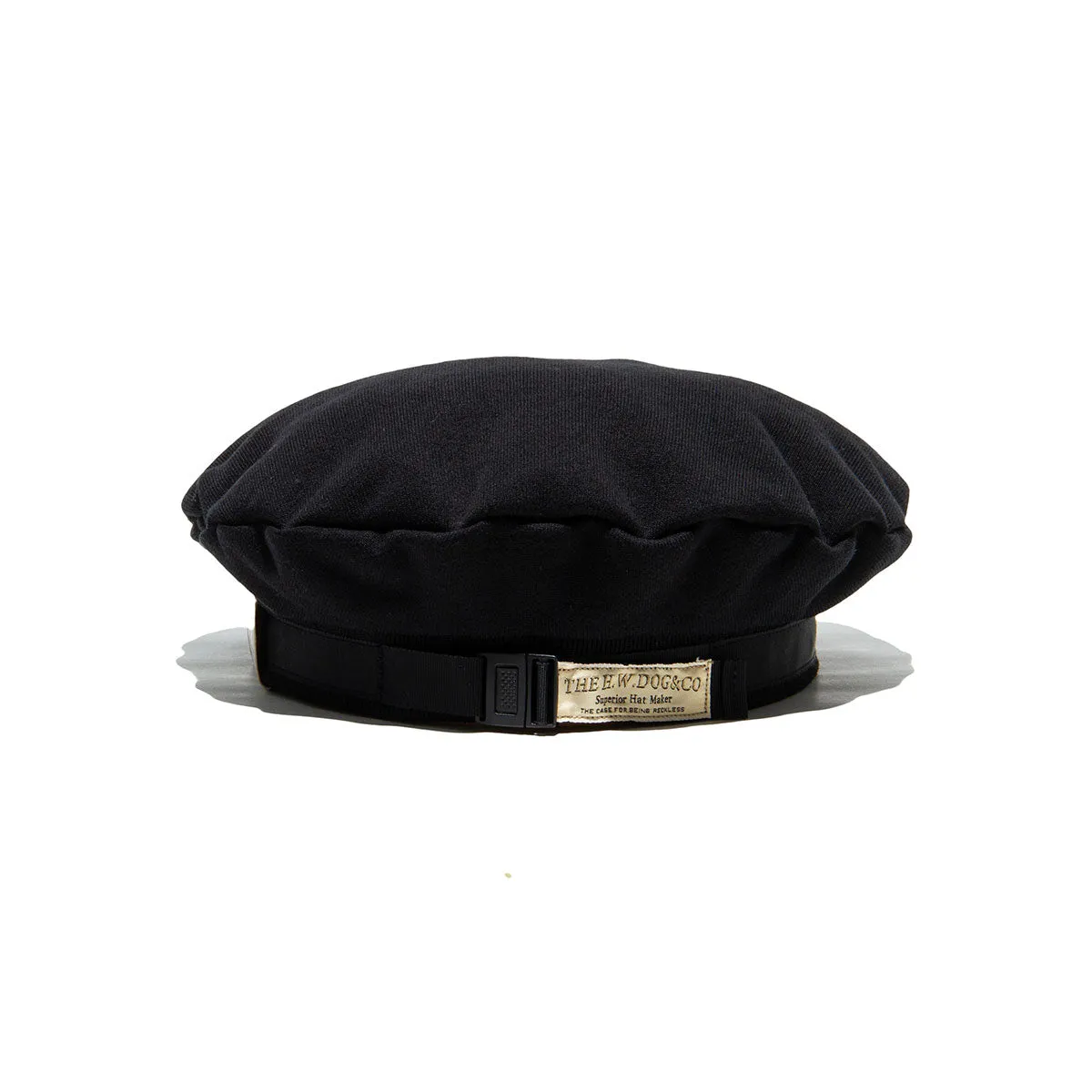 SWEAT DISK BERET - Black