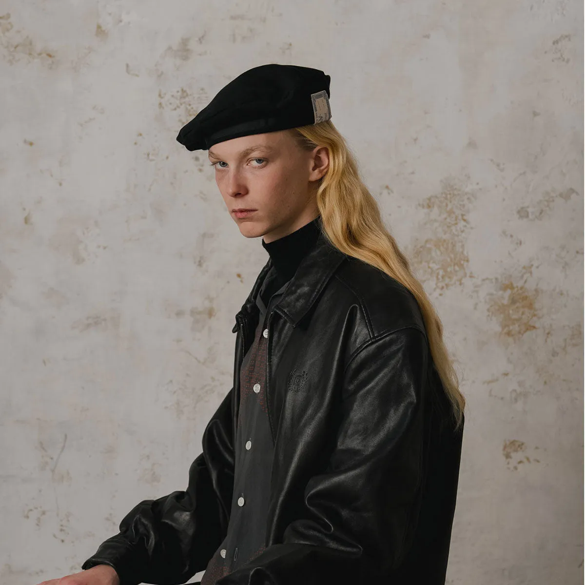 SWEAT DISK BERET - Orange