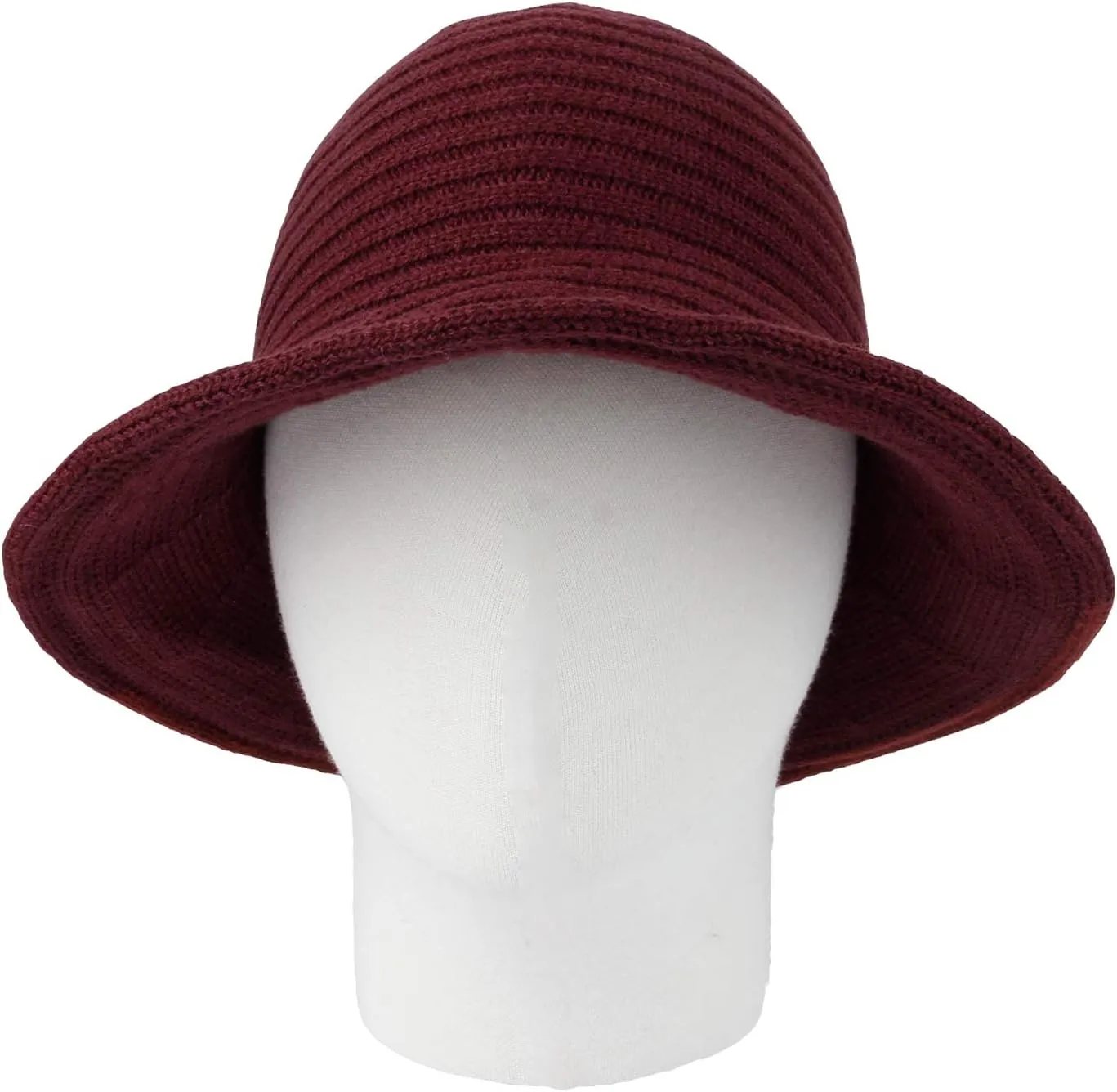 WITHMOONS Winter Wool Womens Knitted Bucket Hat Bowler Fedora Cap SLB1246