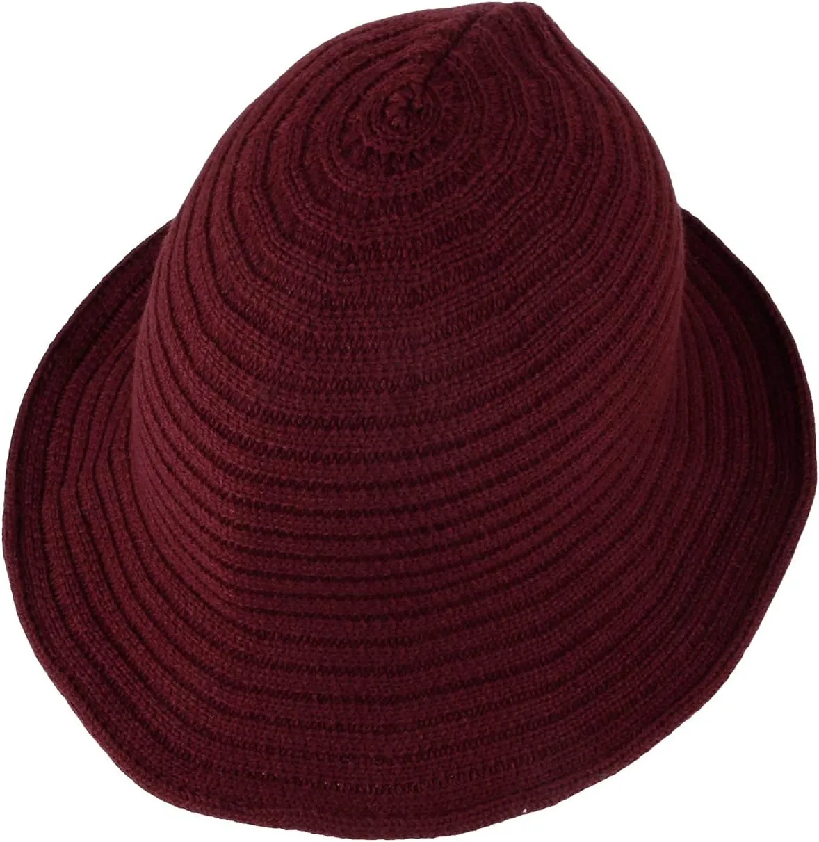 WITHMOONS Winter Wool Womens Knitted Bucket Hat Bowler Fedora Cap SLB1246