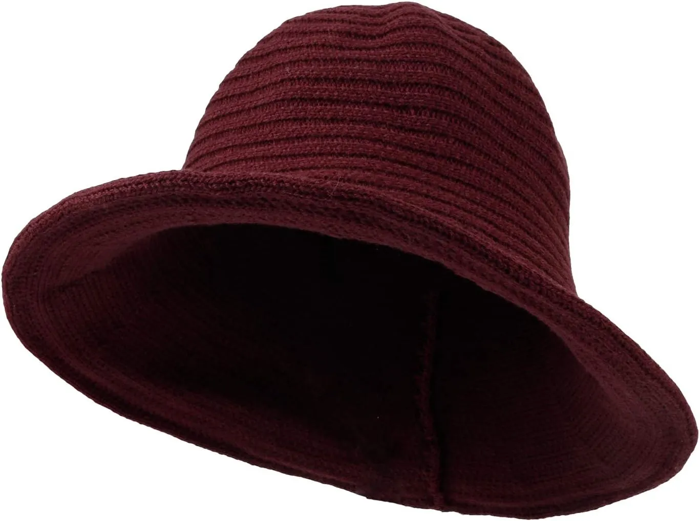 WITHMOONS Winter Wool Womens Knitted Bucket Hat Bowler Fedora Cap SLB1246